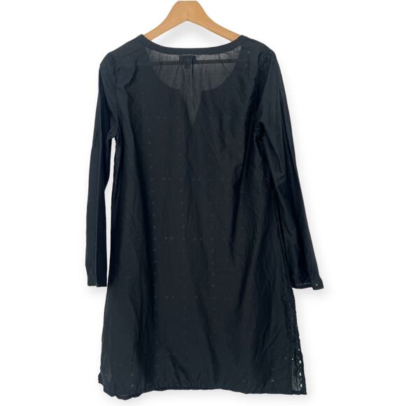 Old Navy Eyelet Embroidered Semi Sheer Swim Suit Cover Up Tunic Top Cutout - Picture 2 of 3